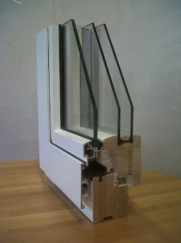 finestre mod. Double System legno/sughero/alluminio